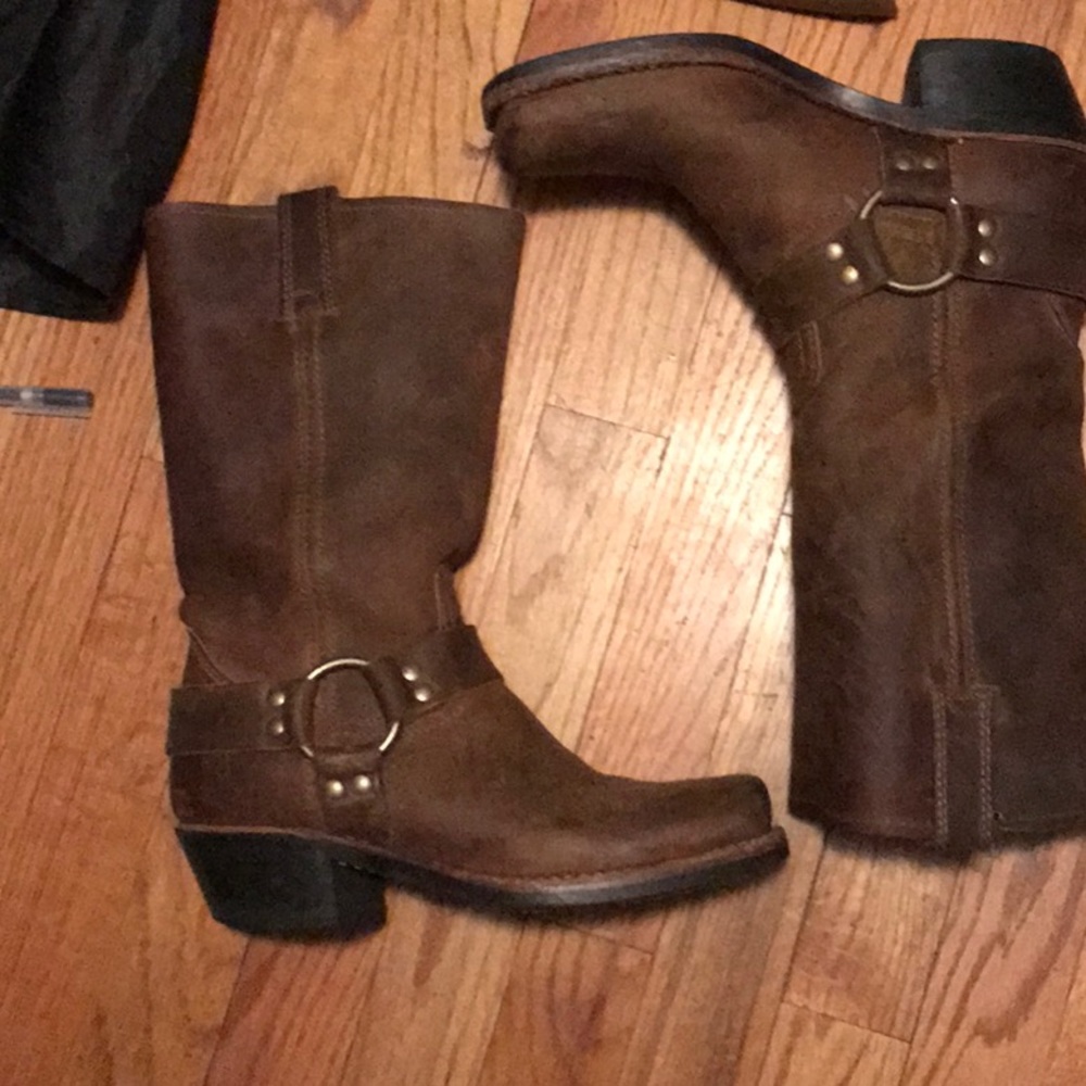 Vintage Frye Harness Boots Size 7